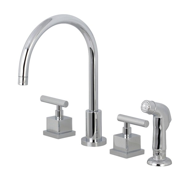 KS8721CQL Widespread Kitchen Faucet, Polished Chrome